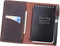 Robrasim Top Bound 3"x5" Memo Notebook Covers, Genuine Leather Cover for 3x5 Top-Spiral Notebook, Note Pad Holder Cover