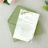 PONATIA 50 Pack Sage Green A4 Envelopes, 4 1/4 x 6 1/8 Inches for Christmas Gift Cards, Wedding Details, Thank You Cards