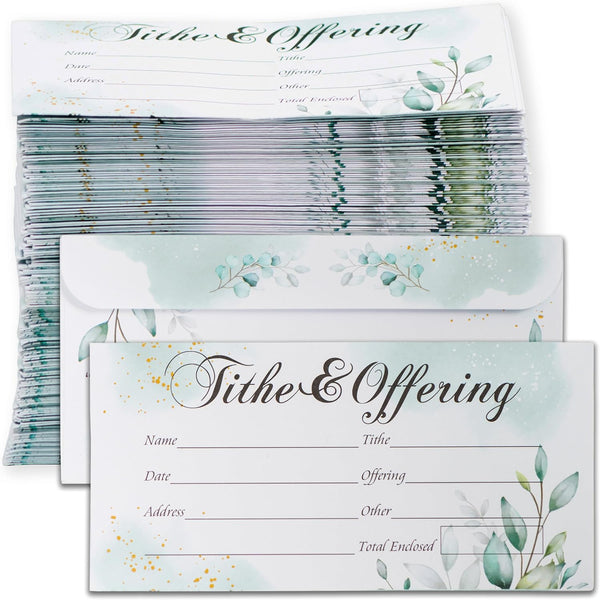 Offering Envelopes for Church - 200 Count - Tithes and Cash Envelopes for Offerings