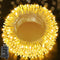 Ollny Christmas Lights 200LED 60FT Indoor, Warm White Connectable Plug in String