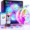 100ft Kids Bluetooth LED Strip Lights, Music Sync LED Light Strip RGB