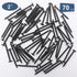 70pcs #8 × 2” Modified Truss Head Wood Screws, Phillips Drive, Black Screws with Screwdriver Bit
