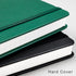 EMSHOI Lined Journal Hardcover Notebook, 8.5 x 11, 192 Pages, A4 Large College Ruled for Work, Black