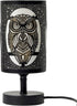 Black Metal Owl Pattern Table Lamp Bedside Lamp Decorative Nightstand Lamp for Bedroom Living Room,Dining Room,Kitchen