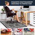 DECOLURE 36"x48" Office Chair Mat for Hardwood Floor, Noise Reducing Anti-Slip Floor Protector, Aztec Tribal Design