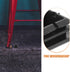 MALUGOGO 12pcs Black Plastic Tubing Plug Chair Leg Inserts Table Post End Caps Furniture Feet Protectors for Shelf