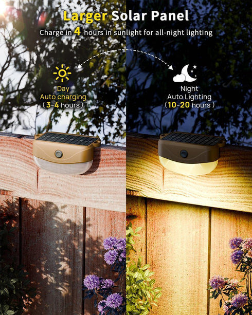 50ft,15 Lighting,IP67 Solar Fence Lights with Remote Control Multi Colors Solar Powered Outdoor Step Waterproof Led