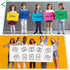 PerKoop 36 Sheets Science Fair Board Supplies, 24 Self Adhesive Presentation Science Subtitles for Classroom Office