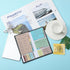 Mr. Pen Transparent Sticky Note Set, 410 Pack, Divider Tabs, Morandi Colors, Translucent Sticky Notes for Planner