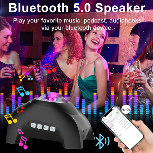 33 Star Projector, CIMELR Northern Galaxy Aurora Lights Projector with Light Effects Bluetooth Speaker & White Noise