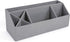 BIGSO BOX OF SWEDEN Elisa Desktop Organizer, Durable Office Supplies Organizer with 7 Compartments, Grey