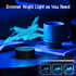 3D 7 Anywin Warplane Night Lights,Kids Airplane Night Light Bedside Lamp Fighter Toy Light Colors Changing with Remote