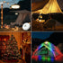 MDCMLKS 2-Pack 4 1 8 32.8FT Camping String Lights, in Portable Camping Light Rechargeable, Lighting Modes, USB