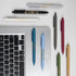 MiSiBao 0.7mm Black Ink Gel Pens - Refillable & Retractable Gel Ink Rolling Ball Pens, 9-pack