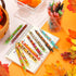 Leinuosen 120-Piece Thanksgiving Ballpoint Pens - Harvest Style, Black Ink Set for Office, School, and Home Use