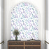 17.5" 393", Laatse Purple Leaf Wallpaper Peel and Stick, Blue Eucalyptus Contact Paper x Modern Botanical Wall Paper