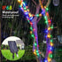 33FT 18 100 Nazuwke Solar Rope Lights Outdoor Waterproof, Colors Changing Fairy String Light USB & Solar Powered