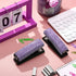 Bling Crystal Stapler Gift, Sparkly Diamond Stapler for Desk, Handmade Clay Rhinestone, Cute Office Stationery Kit
