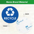 Trash Recycle Compost Stickers - 6-Pack, 4" Inch Round Decals for Indoor & Outdoor Waste Management
