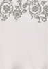 Great Papers! Silver Damask Foil Flat Cards with Envelopes, 5.5"x7.75", 10 Count