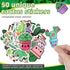 Resurhang 68 Set 8 50 9 Pcs Cactus Stationery Includes Cactus Pencil Holder Cactus Shaped Gel Ink Pens Waterproof Vinyl
