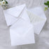 PONATIA 50 Pack A1 White Envelopes, 3 5/8 x 5 1/8 Inches for Weddings, RSVP, Christmas Cards, Baby Showers