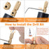 Electric Hand Drill Tools Set for Resin Casting Molds with 8 Pieces Drill Bits for Jewelry Making Supplies