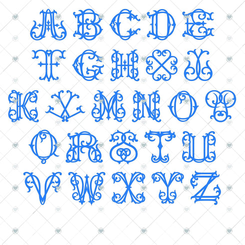 Designing Moments Set 10 24-35 Personalized Vintage Monogram and Name Stationery, Custom Folded Cards for Women