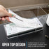 Nadex Clear Acrylic Check Tray - 2.5mm Thickness Durable Economical Deposit Ticket and Cheque Holders - Holds Deposit Slips, Tickets, Vouchers, Cheques by Nadex