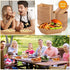 3 lb 300 Pack Zhehao Kraft Paper Food Trays Disposable Nacho Hot Dog Trays Bulk Paper Food Boats Brown Serving Boats