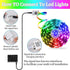 25FT 44 QZYL LED Lights for Bedroom, RGB LED Strip Lights with Keys IR Remote, Smart LED Light Strip with Adhesive
