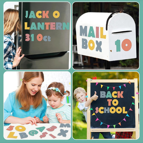 Qyeahkj 260pcs We Belong Letters Combo Pack Bulletin Board Set for Classroom Wall Decor
