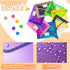 B4 Plastic Expanding File Folders Wallet, Colorful Document Organizer with Snap Closure for Office, 14 Pack