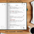 JUBTIC Engineering Notebook for Project Organization - Graph Paper Lab Notebook, Composition Notebook, 8.5" x 11", Dark