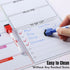 Mr. Pen Magnetic Dry Erase Weekly Calendar for Fridge, 14.7 x 11.8", Weekly Planner Whiteboard, Magnetic Weekly Board.
