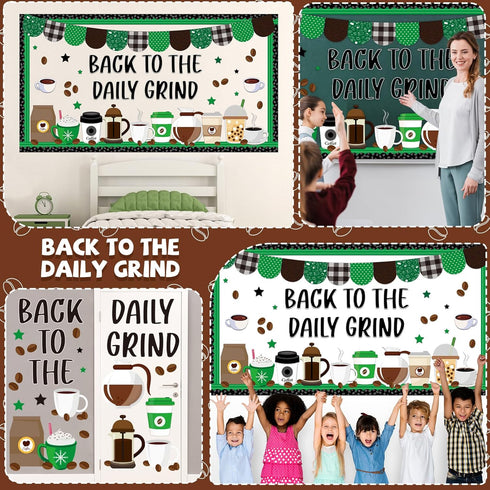 Coffee Bulletin Board Set Coffee Cup Decorations Hot Cocoa Cutouts for Teachers Students Back to School Decor