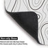 Audimi Topographic Contour Mouse Pad, Minimalist Map for Laptop Wireless Mouse, Home Office Travel, 9.5x7.9 Inch