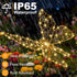 240LED, Flacchi Solar Garden Lights Outdoo Waterproofr - Butterfly Decor with Solar Powered Iron Easy to Install