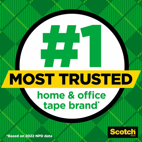 Scotch Magic Tape, Invisible, 24 Rolls, Home Office and Back to School Supplies