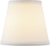 Aspen Creative 51027-2,Hardback White,4"Top 6"Bottom 5.5" Slant,Set 2 Empire Transitional Clip-On Chandelier