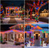 4 Pack 146Ft 400 8 SOLARBABY Solar Christmas Lights Outdoor,Total LED Solar String Lights Outdoor with Modes,Waterproof