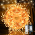 500 42Ft Dailyart Fairy Lights Plug in, Led with Remote Small Warm String Lights with Timer Long Twinkle Waterproof