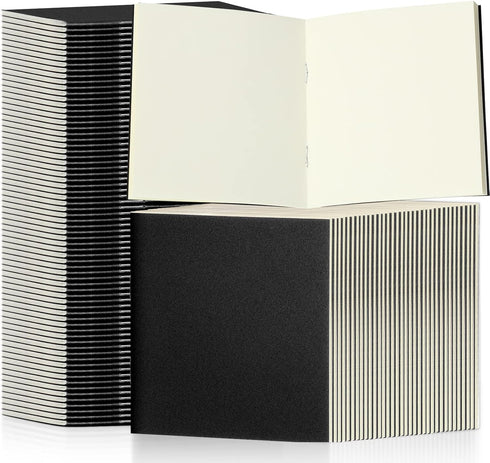 Thenshop 150 Pack Mini Notebooks, Bulk Small Unlined Journals, Pocket Blank Sketchbooks for Kids, Students, 4 x 4 Inch