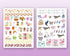 Lamare Decorative Scrapbooking Planner Stickers for Women, Cute & Aesthetic Calendar Stickers for Journaling