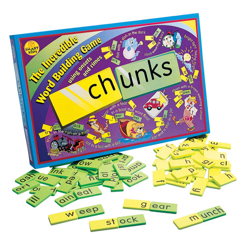 Didax DD-19515 Chunks Word Building Gam (Pack of 140)