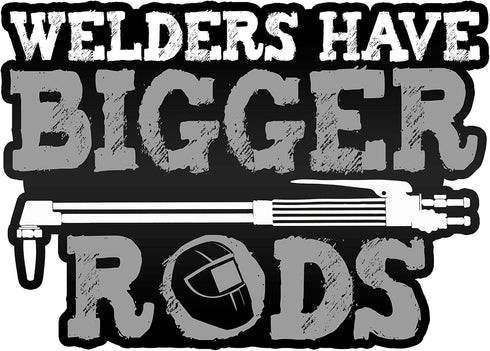 Welding Stickers for Tool Box & Hood 100% Vinyl Badass Welder Stickers Including Flux, Rods, Fire, Welds