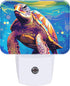 AKKAVNIA Night Light Sea Turtle Plug-in Wall LED Night Lamp with Dusk-to-Dawn Smart