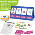 EAMAY CVC Word Building Desktop Pocket Chart Stand with Magnetic Write & Wipe Boards for Kids