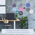 PATIKIL Felt Bulletin Board, 11"x9.4" 8 Packs Self Adhesive Hexagon Felt Tiles for Sound Proofing, Wall Panels with 30