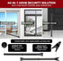Jammer (1 Pack,Black) AceMining Upgraded Door Security Bar & Sliding Patio Bar, Heavy Duty Stoppers Adjustable